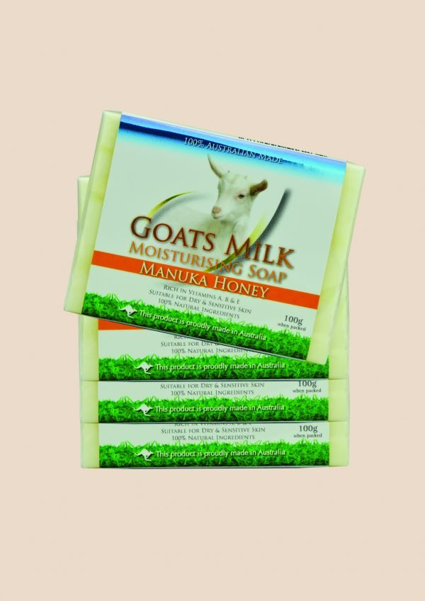 Goats milk soap with Manuka honey 4 pack