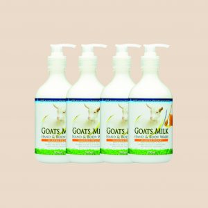 goats milk soap with Manuka honey 500ml 4 pack