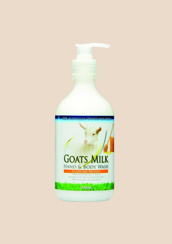goats milk soap 500ml with Manuka honey