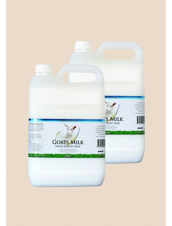 2 x 5L goats milk soap liquid